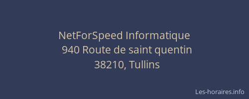 NetForSpeed Informatique