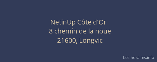 NetinUp C&ocirc;te d'Or