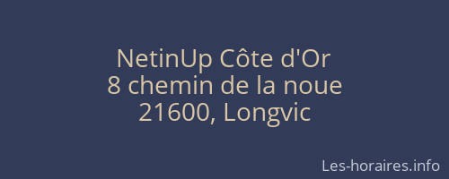 NetinUp Côte d'Or