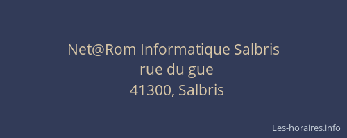Net@Rom Informatique Salbris
