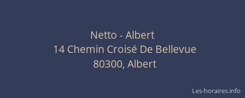 Netto - Albert
