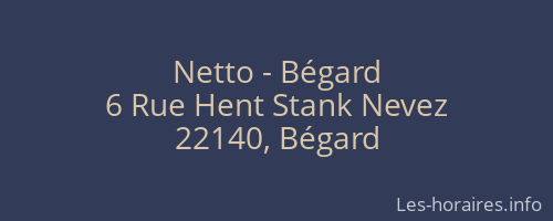 Netto - Bégard