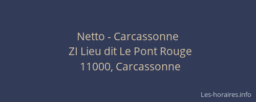 Netto - Carcassonne