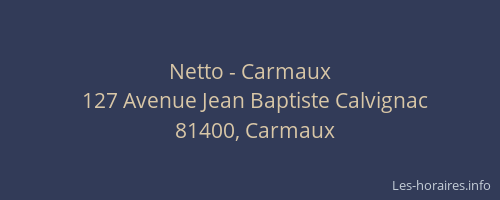 Netto - Carmaux