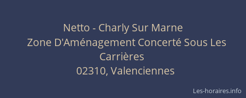 Netto - Charly Sur Marne