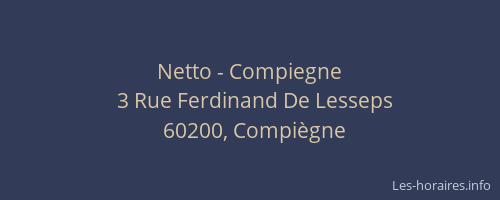 Netto - Compiegne