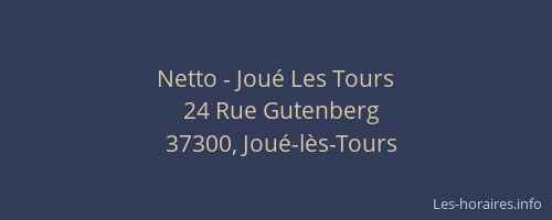 Netto - Joué Les Tours