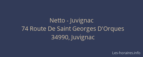 Netto - Juvignac