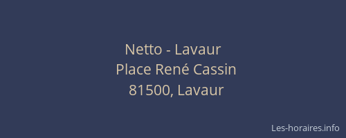 Netto - Lavaur