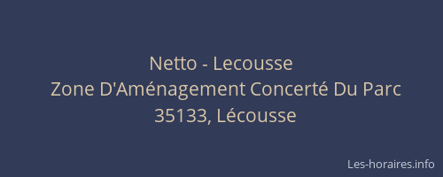 Netto - Lecousse