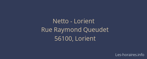 Netto - Lorient
