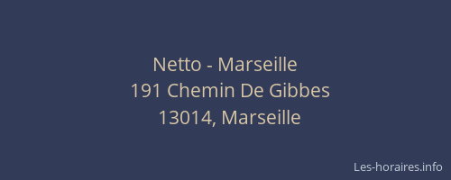 Netto - Marseille
