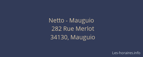 Netto - Mauguio