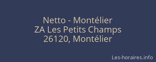 Netto - Montélier