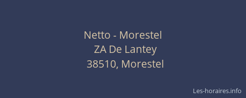 Netto - Morestel
