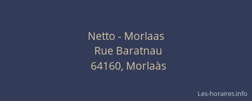 Netto - Morlaas