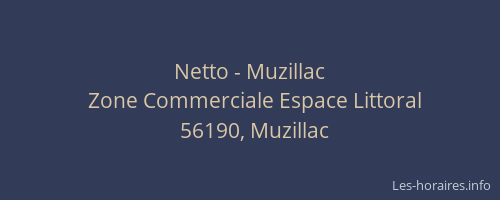 Netto - Muzillac