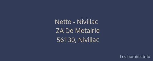 Netto - Nivillac