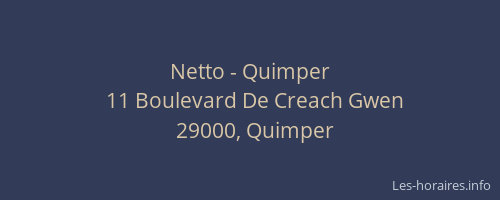 Netto - Quimper
