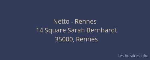 Netto - Rennes