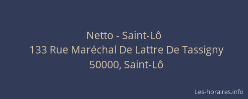 Netto - Saint-Lô