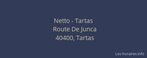 Netto - Tartas