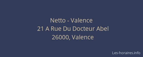 Netto - Valence