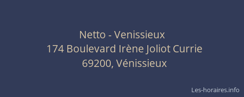 Netto - Venissieux