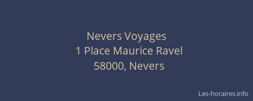 Nevers Voyages