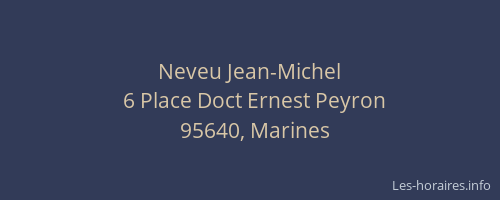 Neveu Jean-Michel
