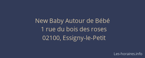 New Baby Autour de Bébé