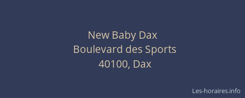New Baby Dax
