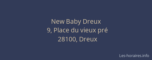 New Baby Dreux