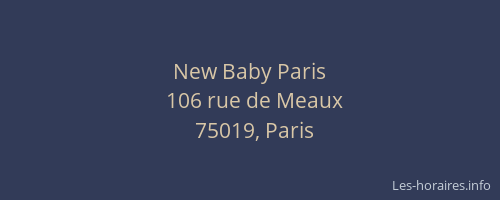 New Baby Paris