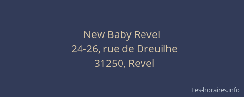 New Baby Revel