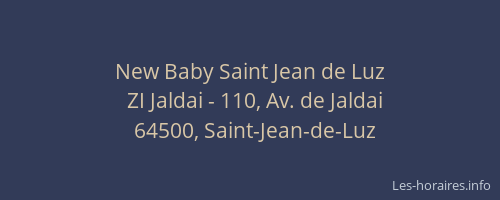 New Baby Saint Jean de Luz