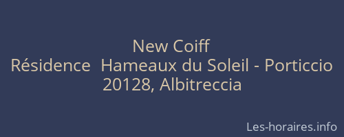 New Coiff