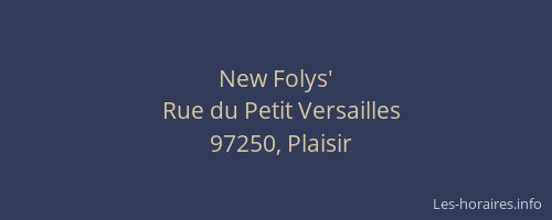 New Folys'