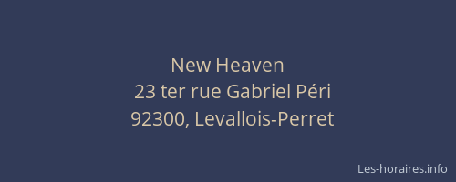 New Heaven
