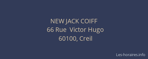 NEW JACK COIFF