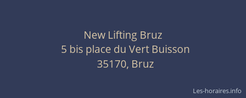 New Lifting Bruz