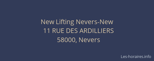 New Lifting Nevers-New