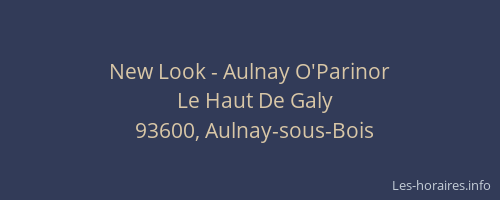New Look - Aulnay O'Parinor