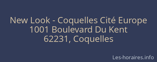 New Look - Coquelles Cité Europe