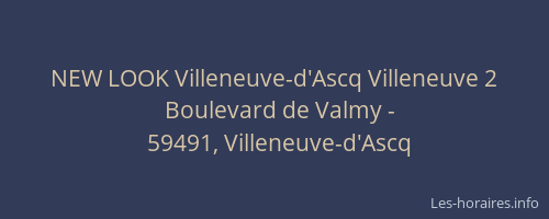 NEW LOOK Villeneuve-d'Ascq Villeneuve 2