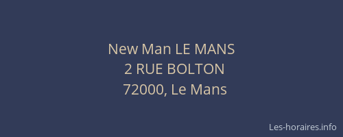 New Man LE MANS