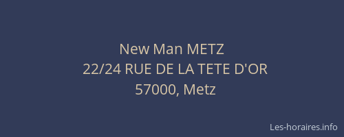 New Man METZ