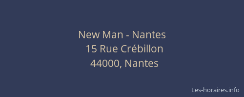 New Man - Nantes