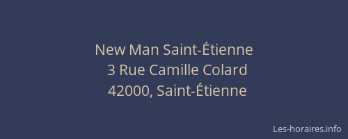 New Man Saint-Étienne