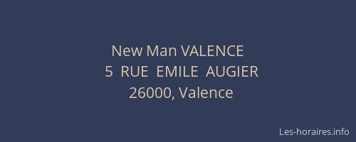 New Man VALENCE
